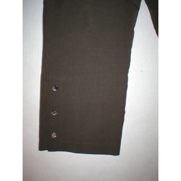 New NWT $129 Coldwater Creek Robert Kitchen Side Vent Pants Womens 6 Brown Crop - Picture 5 of 6